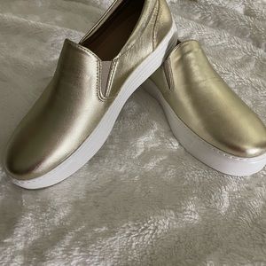 Earth Gold Slip ons.